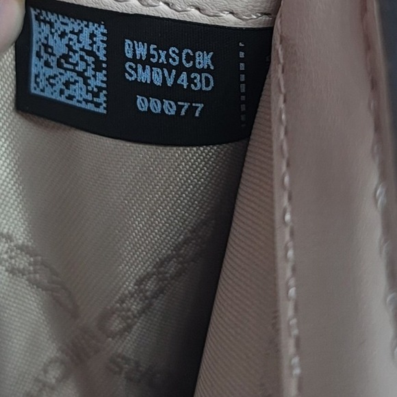 Michael Kors‎ Double Zip Wristlet Pale Pink Pebble Leather Wallet - Picture 14 of 16